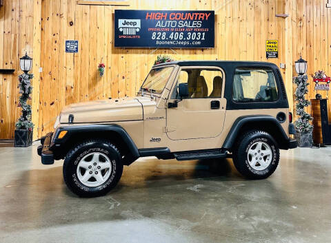 1999 Jeep Wrangler for sale at Boone NC Jeeps-High Country Auto Sales in Boone NC