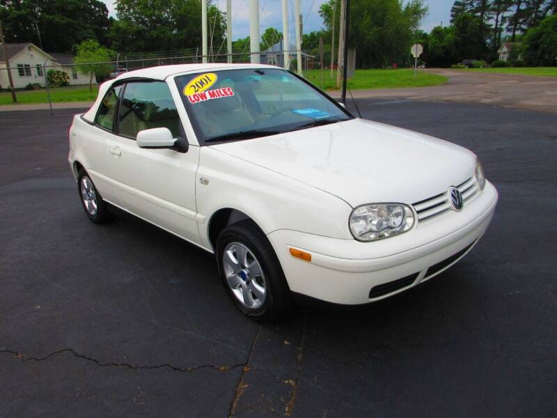2001 Volkswagen Cabrio for sale at G and S Auto Sales in Ardmore TN