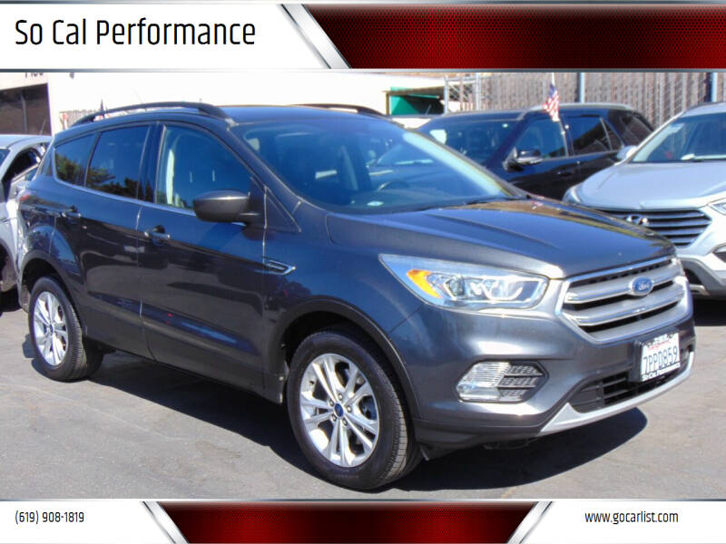 2017 Ford Escape for sale at So Cal Performance in San Diego CA