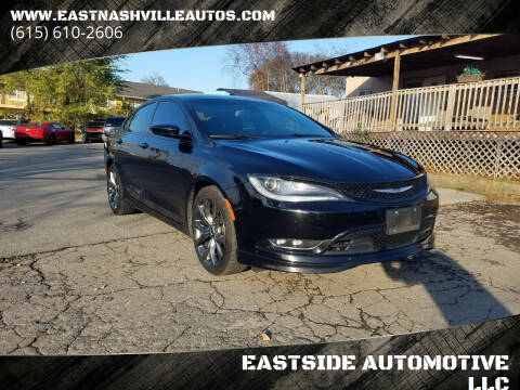 2016 Chrysler 200 for sale at EASTSIDE AUTOMOTIVE LLC in Nashville TN