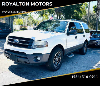 2016 Ford Expedition for sale at ROYALTON MOTORS in Plantation FL