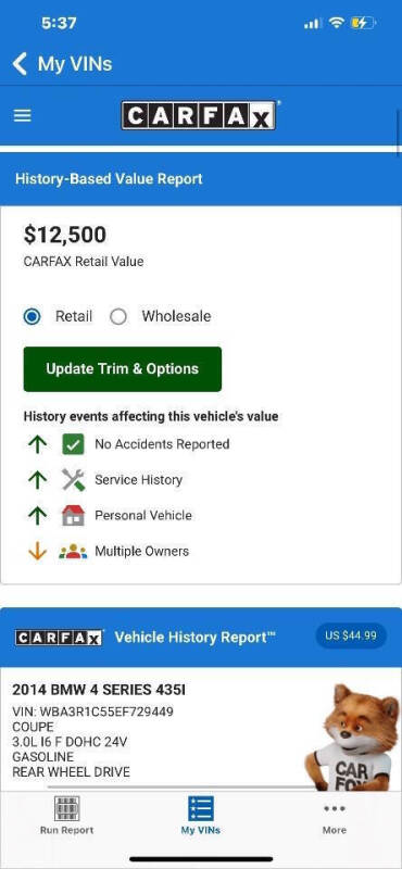 2014 BMW 4 Series 435i