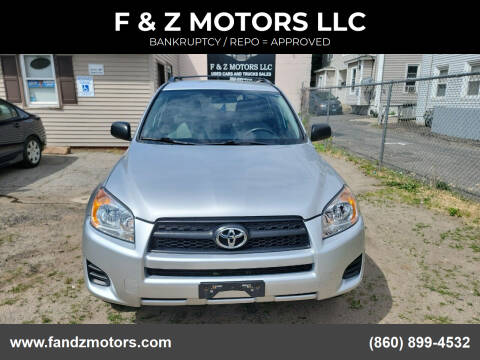 2012 Toyota RAV4 for sale at F & Z MOTORS LLC in Vernon Rockville CT