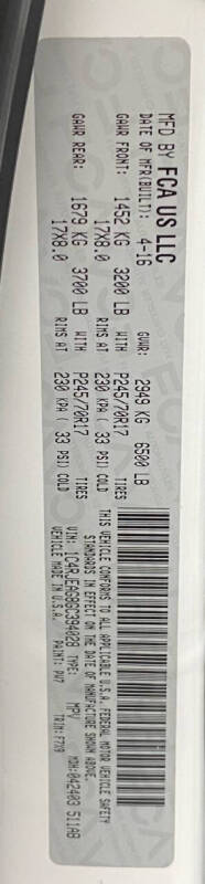 2016 Jeep Grand Cherokee Laredo E