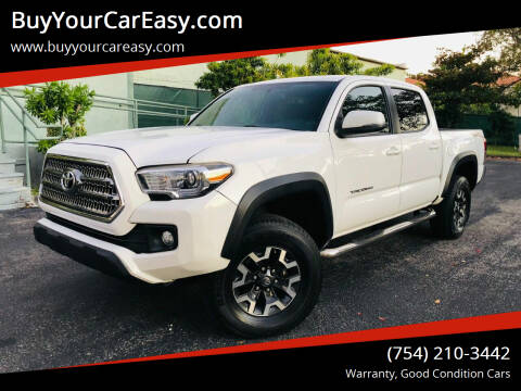 2016 Toyota Tacoma for sale at BuyYourCarEasyllc.com in Hollywood FL