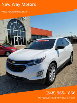 2019 Chevrolet Equinox for sale at New Way Motors in Ferndale MI