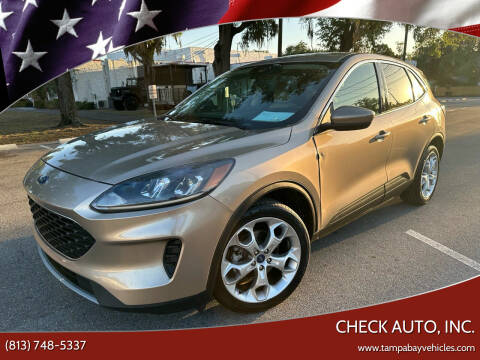 2020 Ford Escape for sale at CHECK AUTO, INC. in Tampa FL