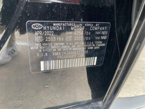 2022 Hyundai Sonata SEL