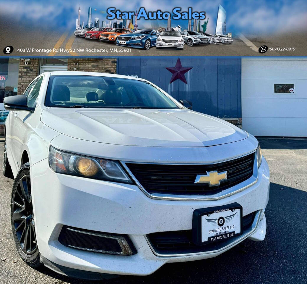 White 2017 Chevrolet Impala LS LS 4dr Sedan 1