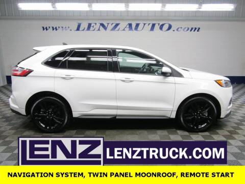 2022 Ford Edge for sale at LENZ TRUCK CENTER in Fond Du Lac WI