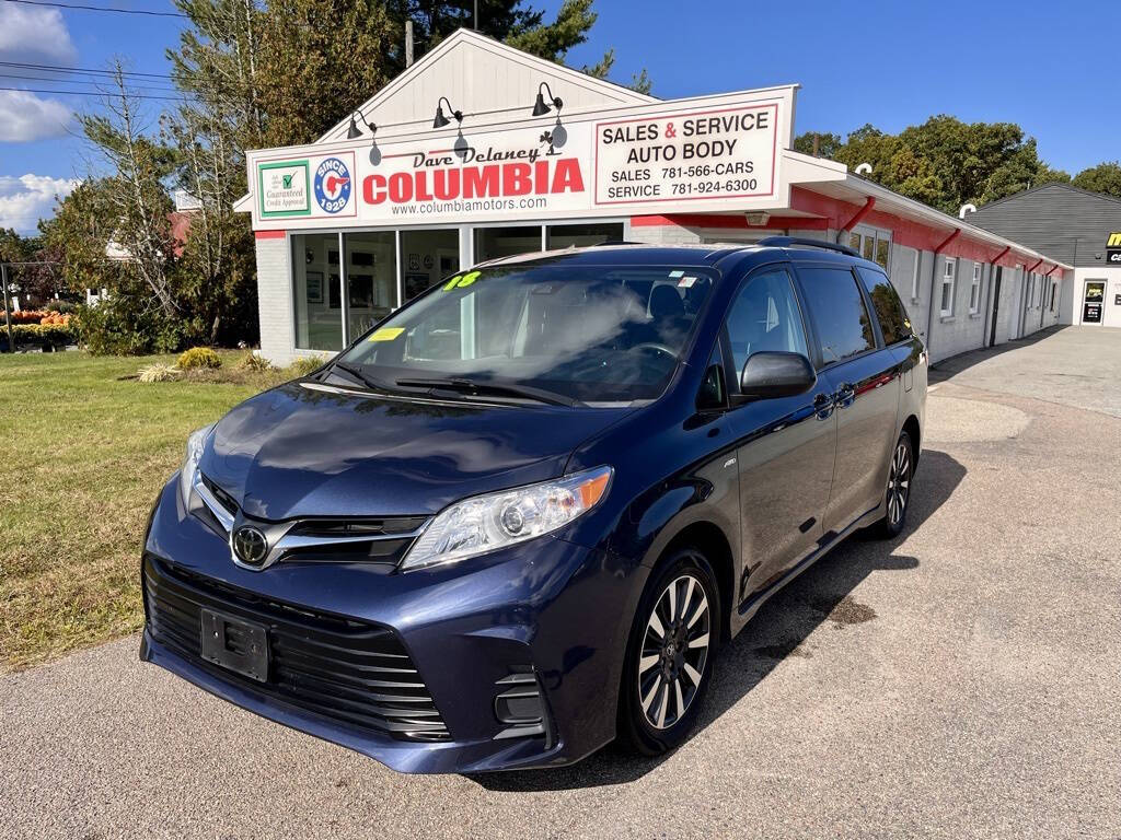 2018 Toyota Sienna for sale at Dave Delaney's Columbia in Hanover, MA