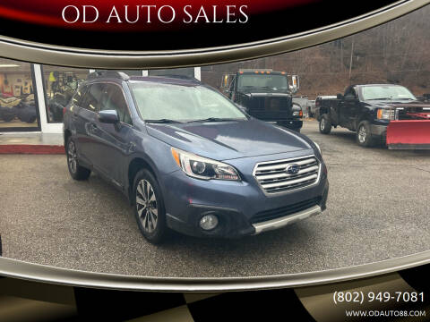 2015 Subaru Outback for sale at OD AUTO SALES in Pownal VT