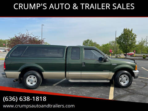 2000 Ford F-250 Super Duty for sale at CRUMP'S AUTO & TRAILER SALES in Crystal City MO