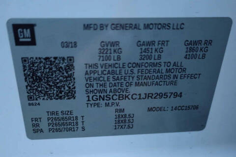 2018 Chevrolet Tahoe LT