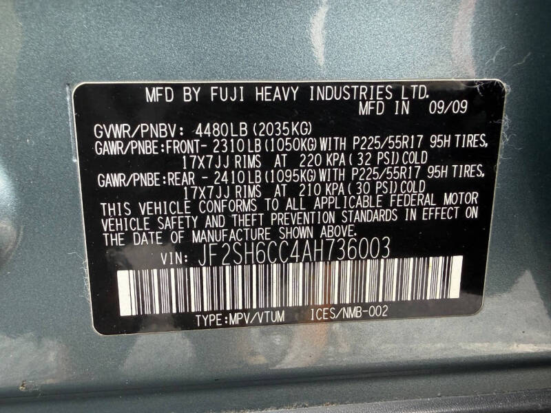 2010 Subaru Forester 2.5X Premium