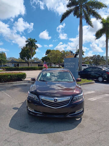 2015 Acura RLX for sale at ROYALTON MOTORS in Plantation FL