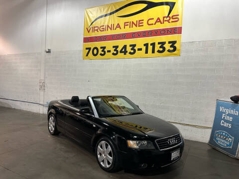 2006 Audi A4 for sale at Virginia Fine Cars in Chantilly VA