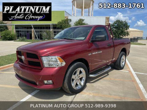 2012 RAM 1500 for sale at Platinum Auto Group in Hutto TX