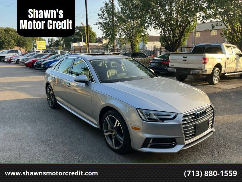 2018 Audi A4 for sale at Shawn's Motor Credit in Houston TX