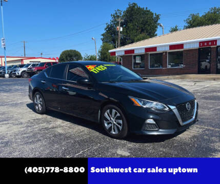 2021 Nissan Altima for sale at Southwest Car Sales Uptown in Oklahoma City OK