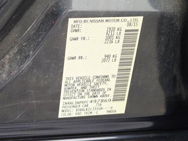 2015 Nissan Altima 2.5 SV