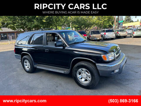 2000 Toyota 4Runner for sale at RIPCITY CARS LLC in Portland OR
