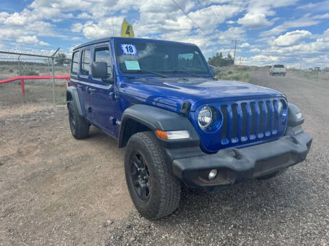 2018 Jeep Wrangler Unlimited for sale at 4X4 Auto in Cortez CO