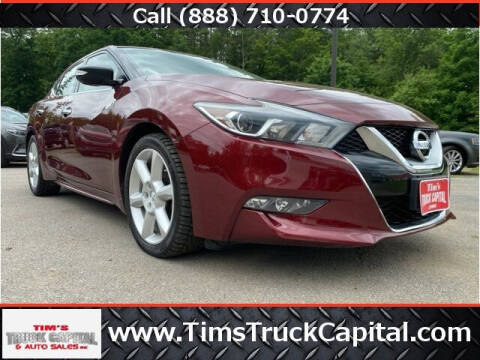 2016 Nissan Maxima for sale at TTC AUTO OUTLET/TIM'S TRUCK CAPITAL & AUTO SALES INC ANNEX in Epsom NH