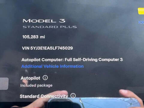 2020 Tesla Model 3 Standard Range
