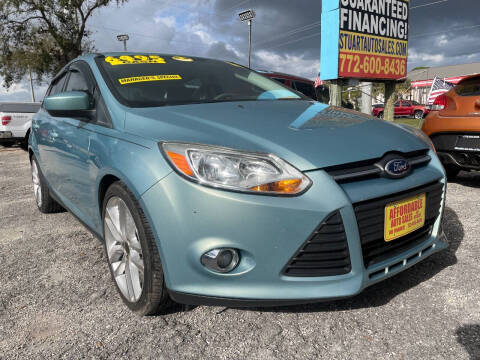 2012 Ford Focus for sale at AFFORDABLE AUTO SALES OF STUART in Stuart FL
