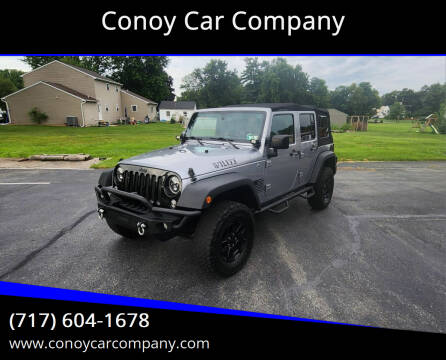 2015 Jeep Wrangler Unlimited for sale at Conoy Car Company in Bainbridge PA