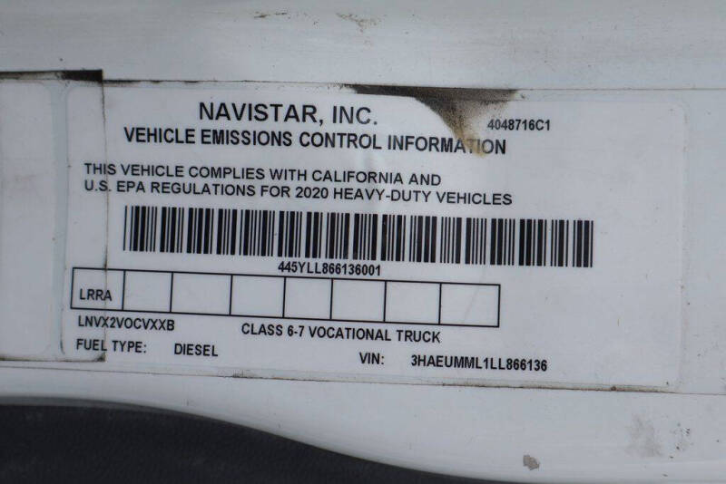 2020 International MV607