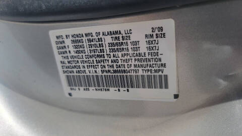 2009 Honda Odyssey EX-L