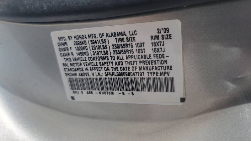 2009 Honda Odyssey EX-L
