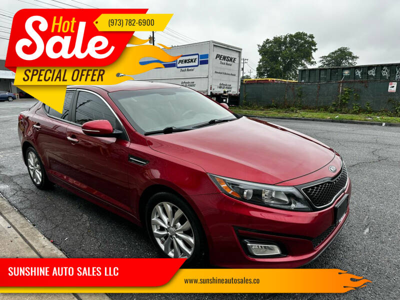 2015 Kia Optima for sale at SUNSHINE AUTO SALES LLC in Paterson NJ