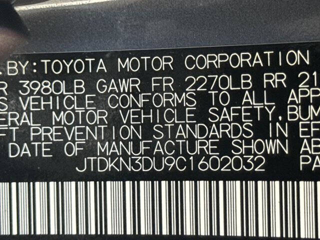 2012 Toyota Prius Two