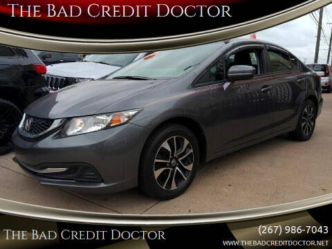 2015 Honda Civic for sale at The Bad Credit Doctor in Croydon PA