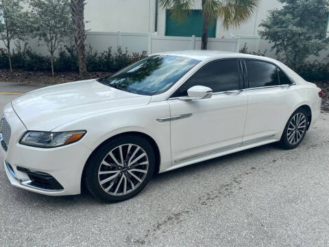 2017 Lincoln Continental for sale at Sofka Motors LLC in Boca Raton FL