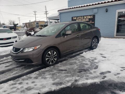 2013 Honda Civic for sale at The Little Details Auto Sales in Reno NV