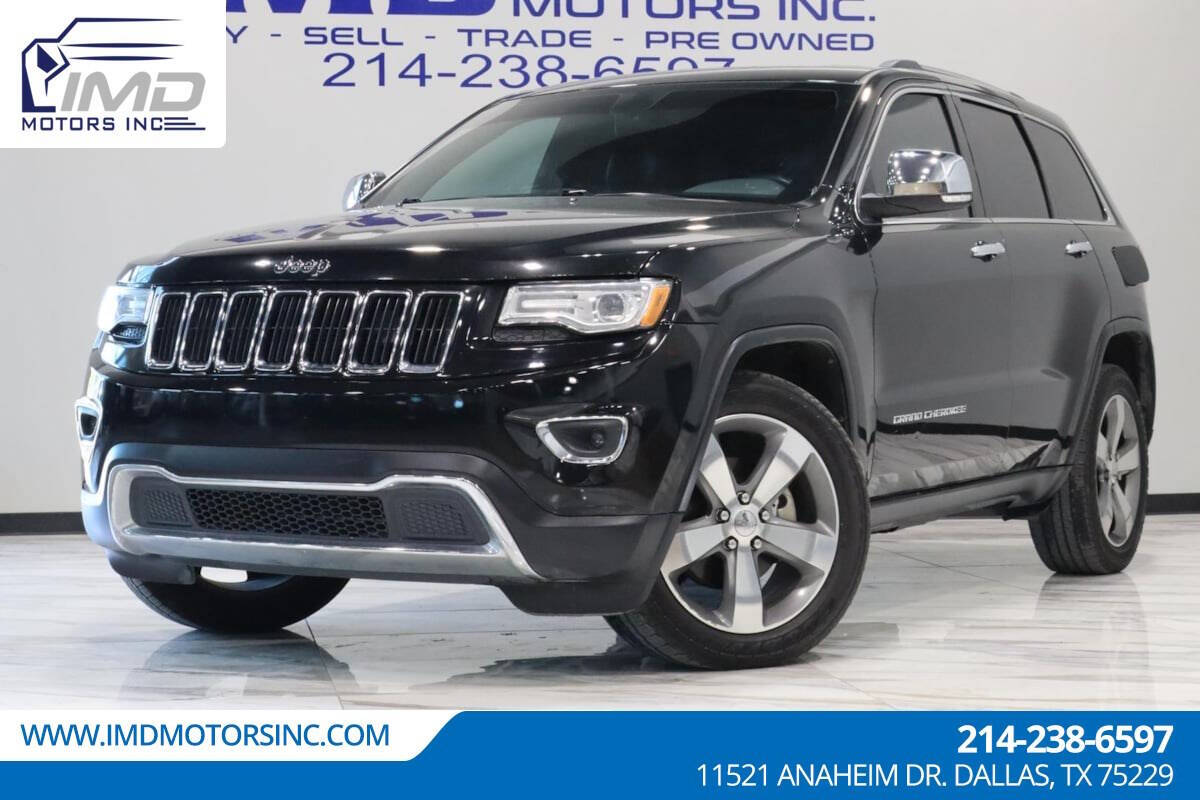 2015 Jeep Grand Cherokee for sale at IMD MOTORS, INC in Dallas, TX