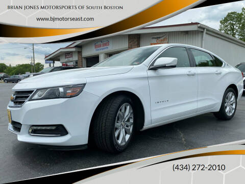 2019 Chevrolet Impala for sale at BRIAN JONES MOTORSPORTS OF South Boston in South Boston VA