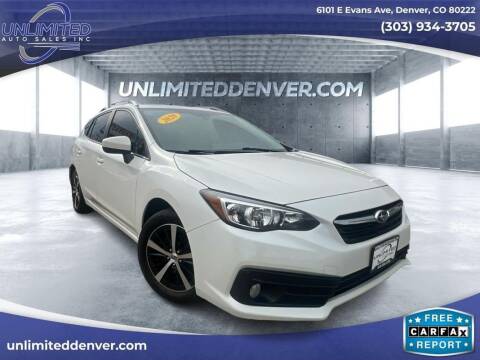 2020 Subaru Impreza for sale at Unlimited Auto Sales in Denver CO