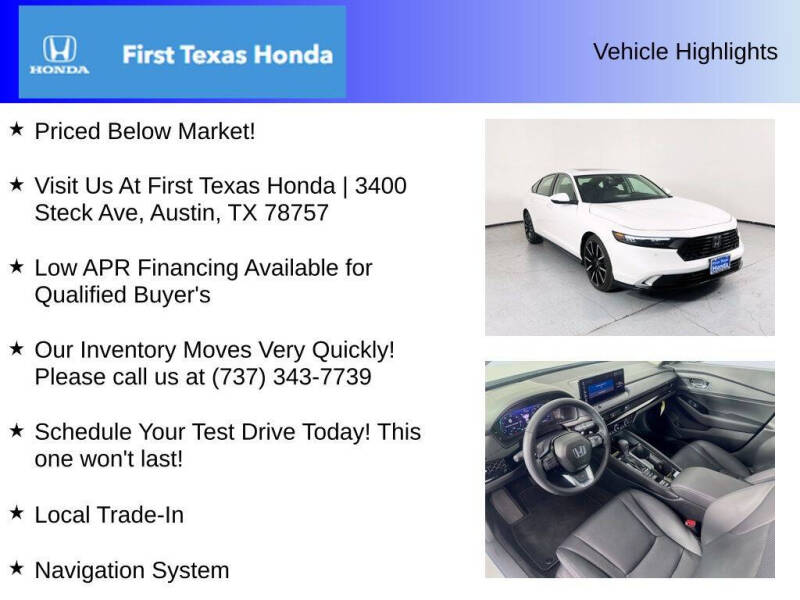 2025 Honda Accord Hybrid Touring