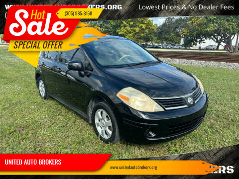 2009 Nissan Versa for sale at UNITED AUTO BROKERS in Hollywood FL