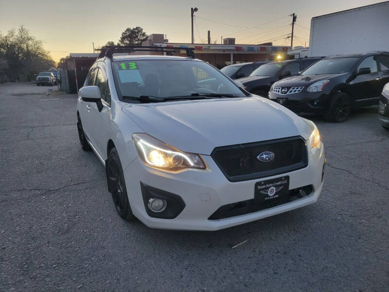 2013 Subaru Impreza for sale at Texas Auto Credit LLC in El Paso TX