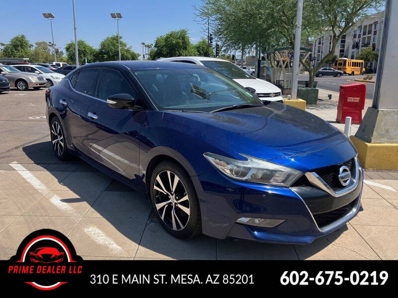 2018 Nissan Maxima for sale at PRIME DEALER, LLC. in Mesa AZ