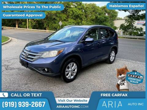 2013 Honda CR-V for sale at Aria Auto Inc. in Raleigh NC