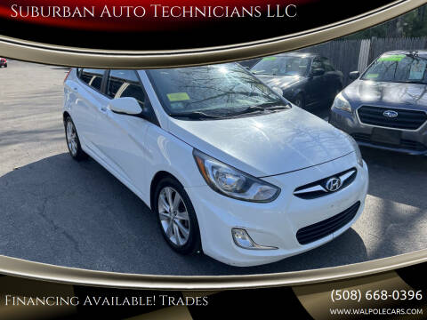 2013 Hyundai Accent for sale at Suburban Auto Technicians LLC in Walpole MA