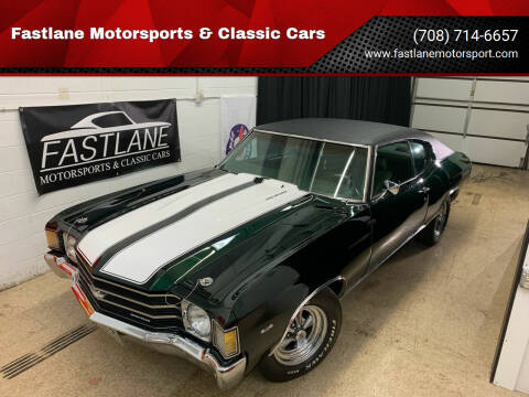 1972 Chevrolet Chevelle for sale at Fastlane Motorsports & Classic Cars in Addison IL