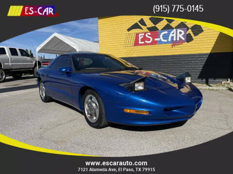 1993 Pontiac Firebird for sale at Escar Auto - 9809 Montana Ave Lot in El Paso TX